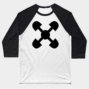 AKOMA NTOSO "linked Hearts" Baseball T-Shirt